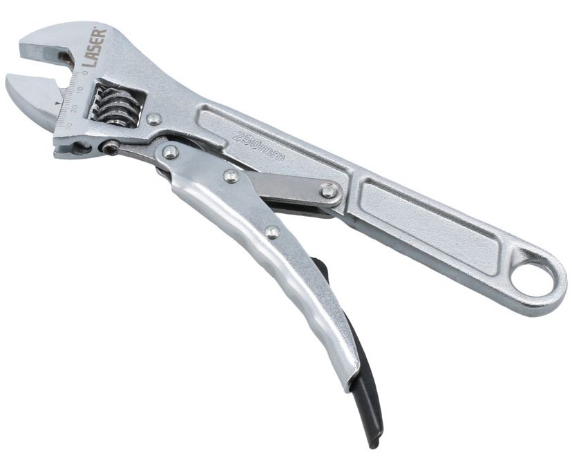 Laser Tools LAS-8975 állítható kulcs önzáró fogó típusú markolattal, 0-30 mm, 250 mm termék fő termékképe