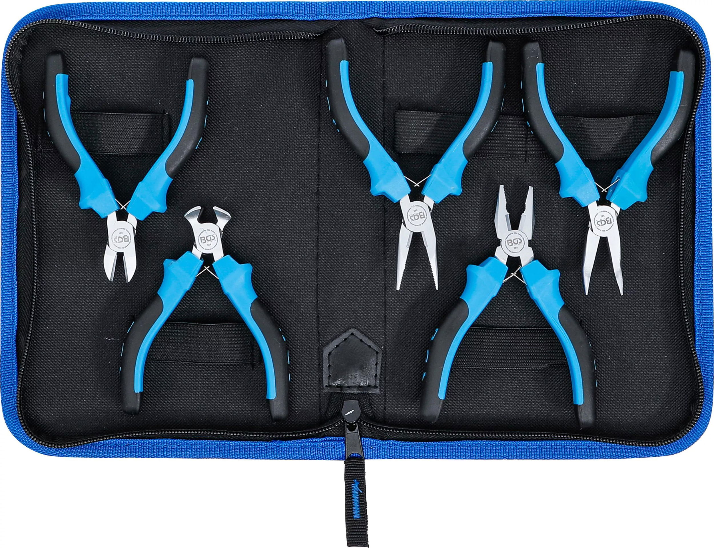 BGS Technic 9-463 mini elektronikai fogó készlet, 5 részes termék fő termékképe