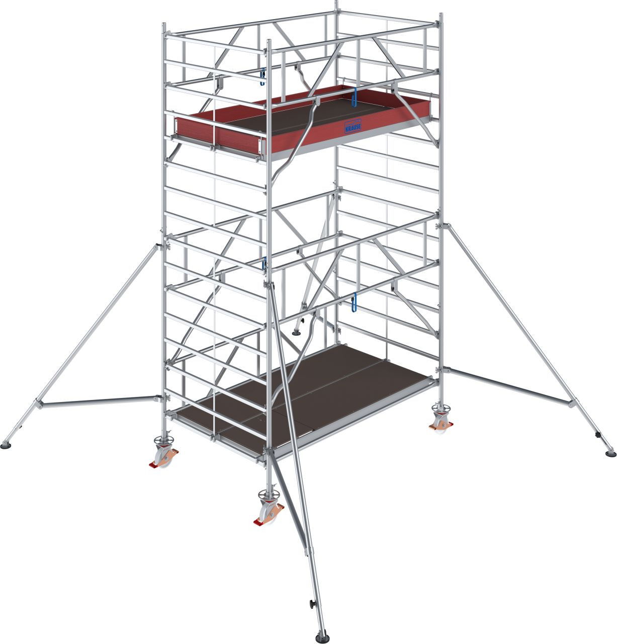 Krause STABILO Professional gurulóállvány, 5000 -es sorozat, mezőméret: 2.5 m x 1.5 m, munkamagasság: 5.3 m termék fő termékképe