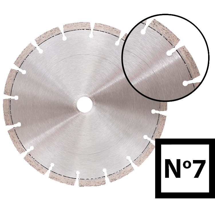 Abraboro 125 x 22.23 mm No.7 univerzális gyémánttárcsa termék fő termékképe