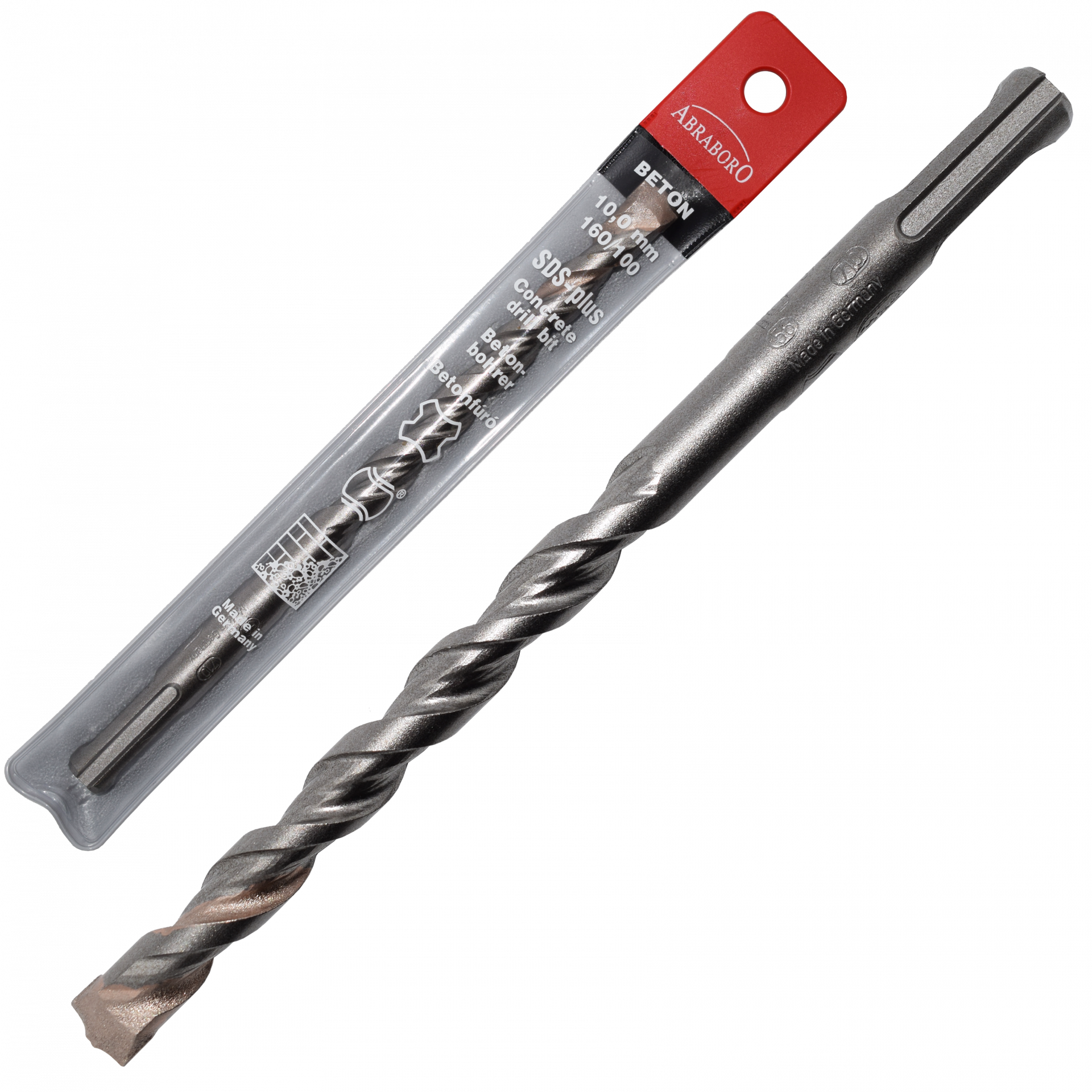 Abraboro 10 x 160 / 100 mm SDS-plus TWIXX betonfúró műanyag tasakban termék fő termékképe