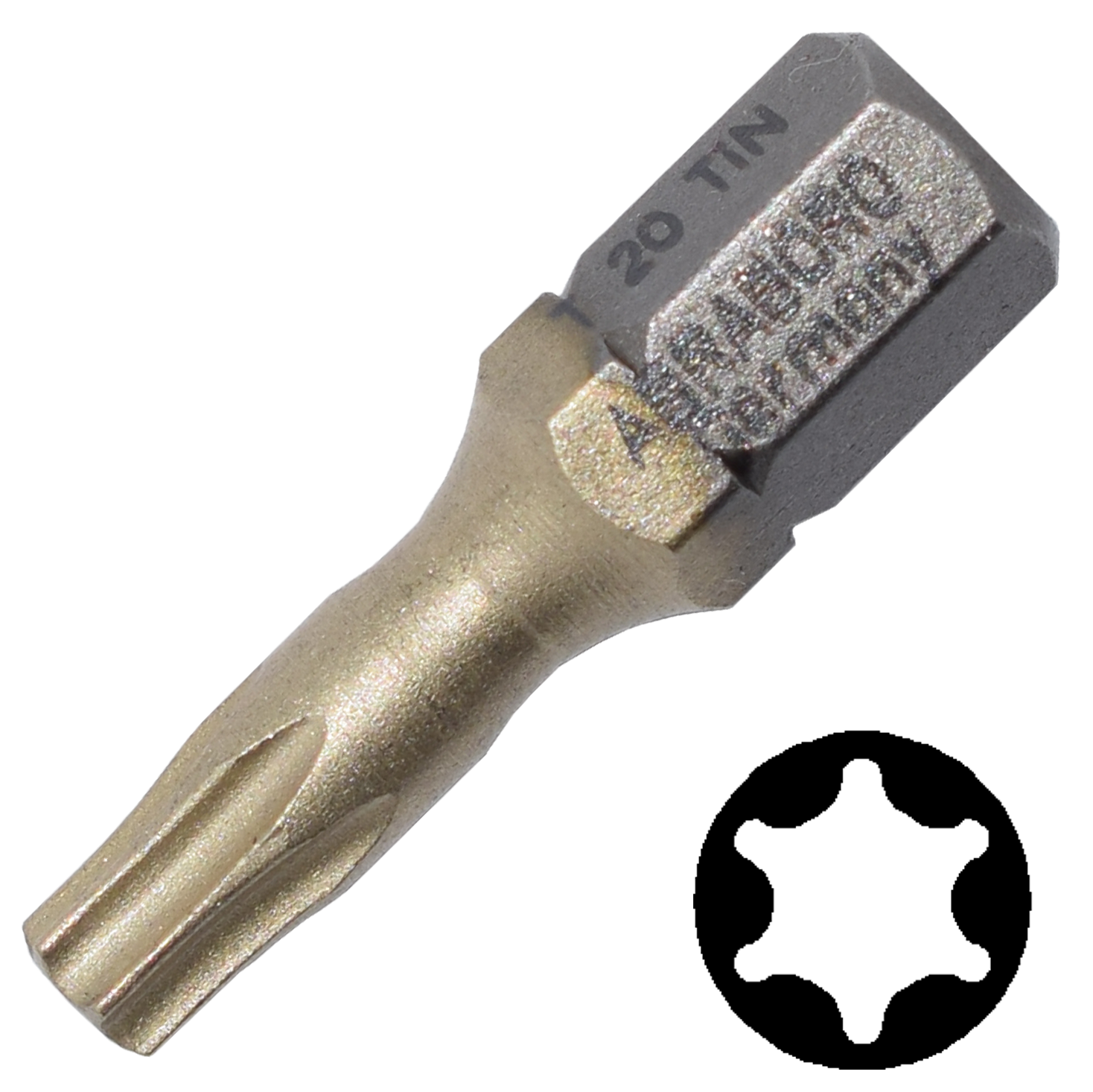 Abraboro T 30 x 25 mm Torx SUPRA-TIN bit, 10 db/csomag termék fő termékképe