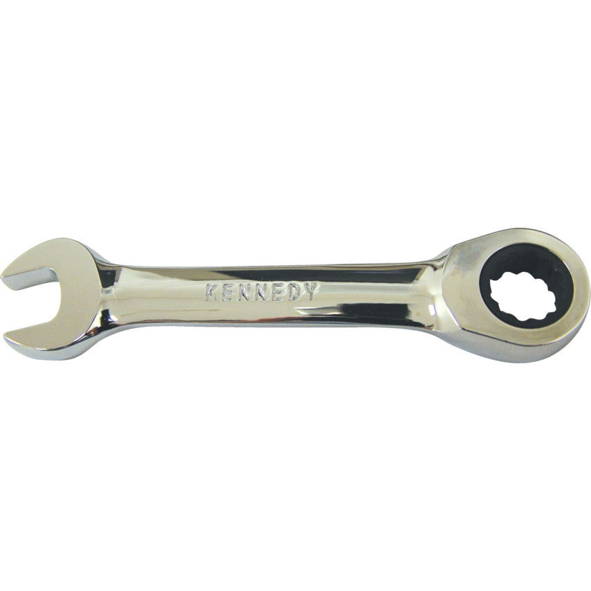 KENNEDY 3/8" A/F rövidszárú racsnis csillag-villáskulcs termék fő termékképe