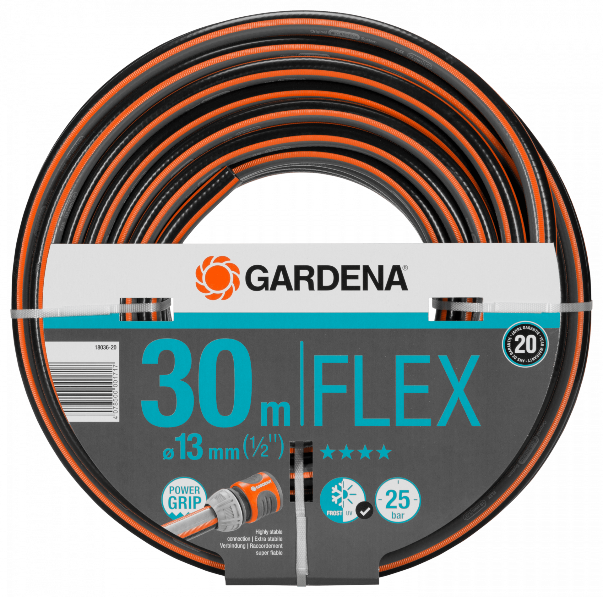 Gardena Comfort FLEX tömlő, 13 mm (1/2"), 25 bar, 30 m/tekercs termék fő termékképe