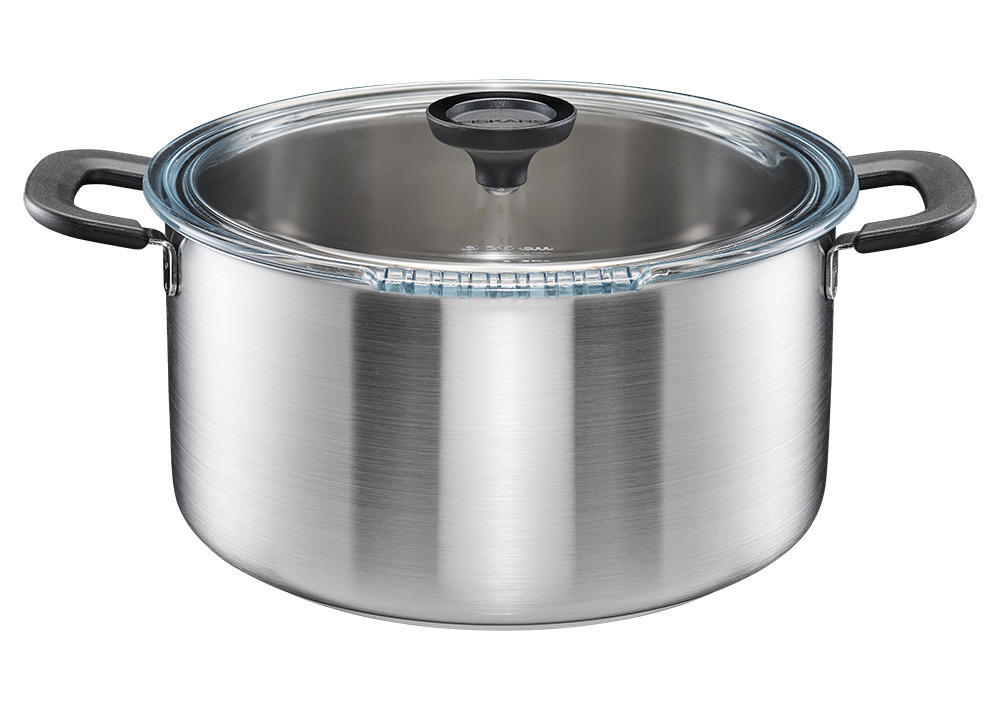 Fiskars Functional Form lábas, 7 l, rozsdamentes acél, fedővel termék fő termékképe