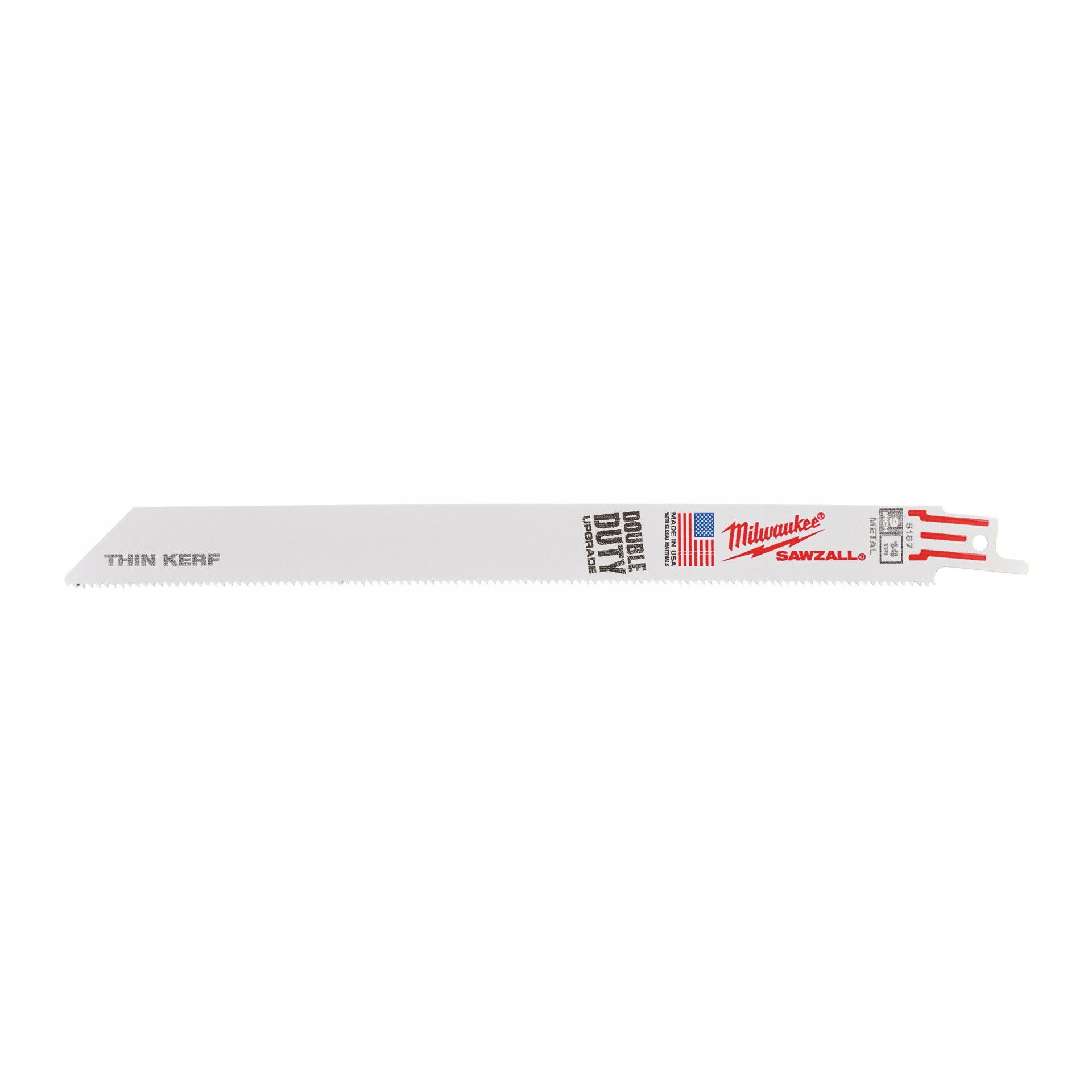 Milwaukee THIN KERF szablyafűrészlap fémhez, Bi-Met, Co, 230 mm, 14 TPi, 50 db/csomag termék fő termékképe