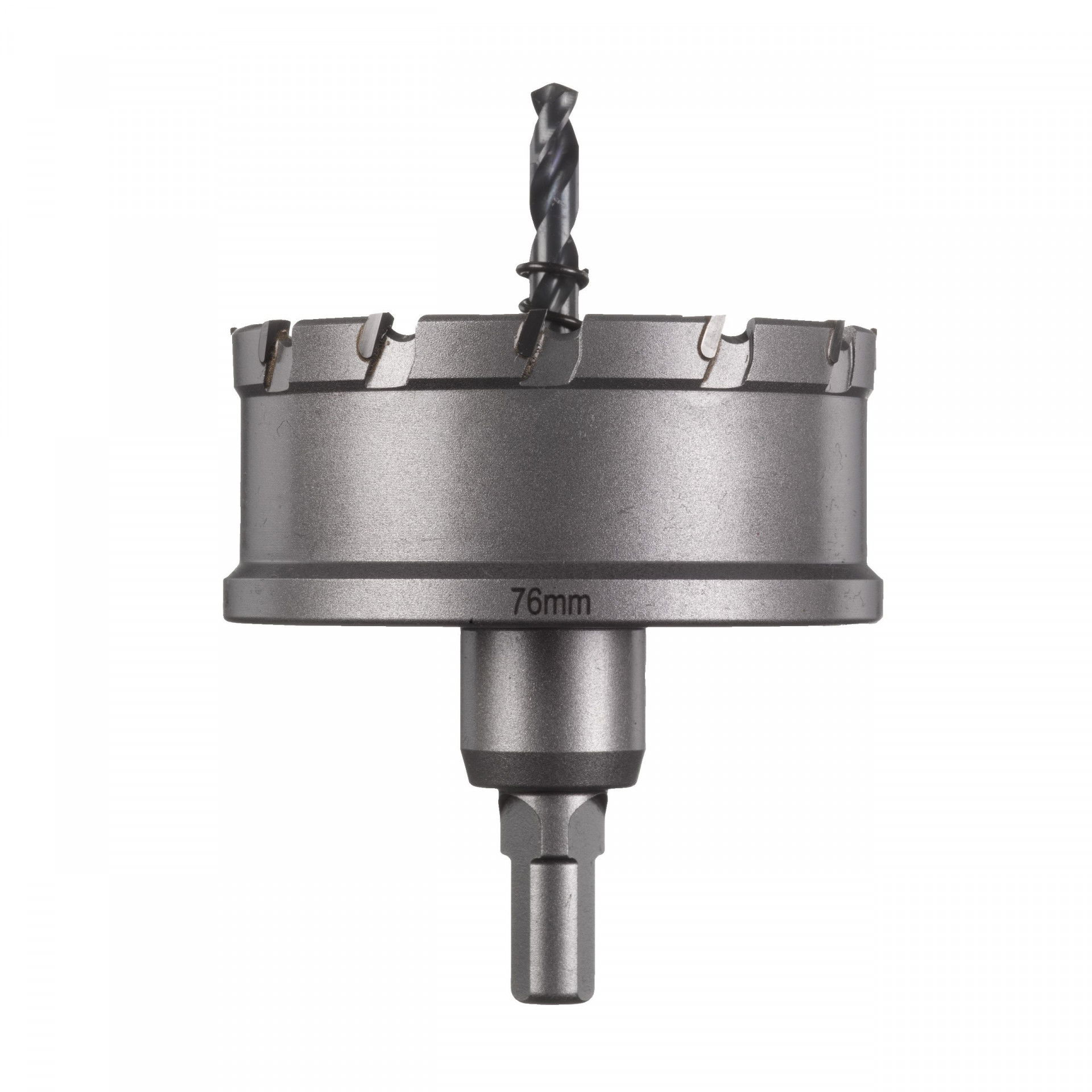 Milwaukee TCT rozsdamentes acél lyukfűrész, 10 mm-es 3-oldalú befogás, Ø76 mm termék fő termékképe