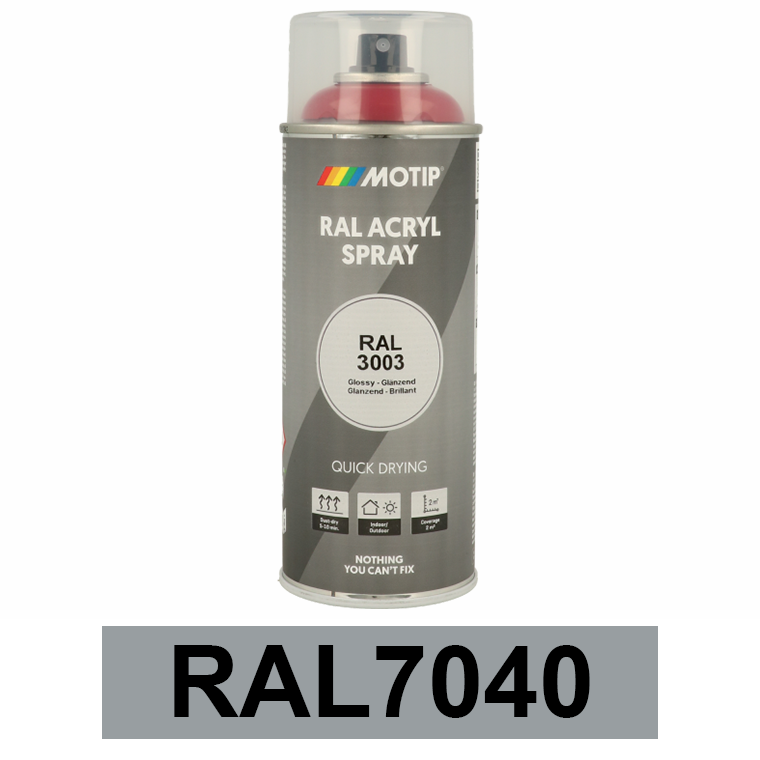 Motip Ipari festék spray, RAL7040, 400 ml termék fő termékképe