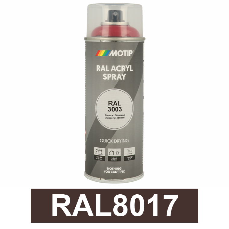 Motip Ipari festék spray, RAL8017, 400 ml termék fő termékképe