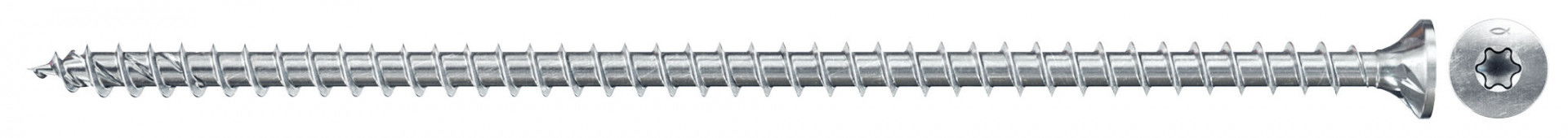 Fischer FPF II CTF 8.0 x 400 BC 50 süllyesztett fejű, kékre horganyzott, végigmenetes szerkezetépítő csavar TX behajtással, 50 db/csomag termék fő termékképe